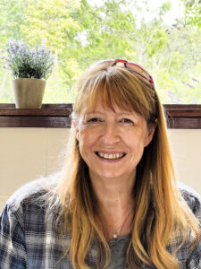 Images of Carol, our acting convenor.
